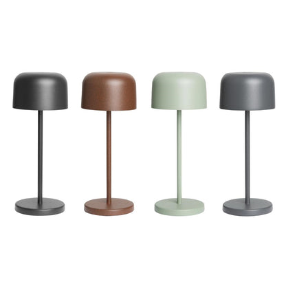 HZ203 Olympia Siena Tafellamp Ronde Koepel Grijs 200mm