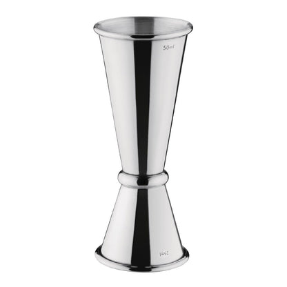 DR593 Olympia RVS barmaatje/jigger 25/50ml