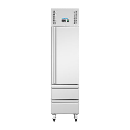 UA112 Polar G-Series GN-koelkast, slank model, met 1 deur en 2 laden