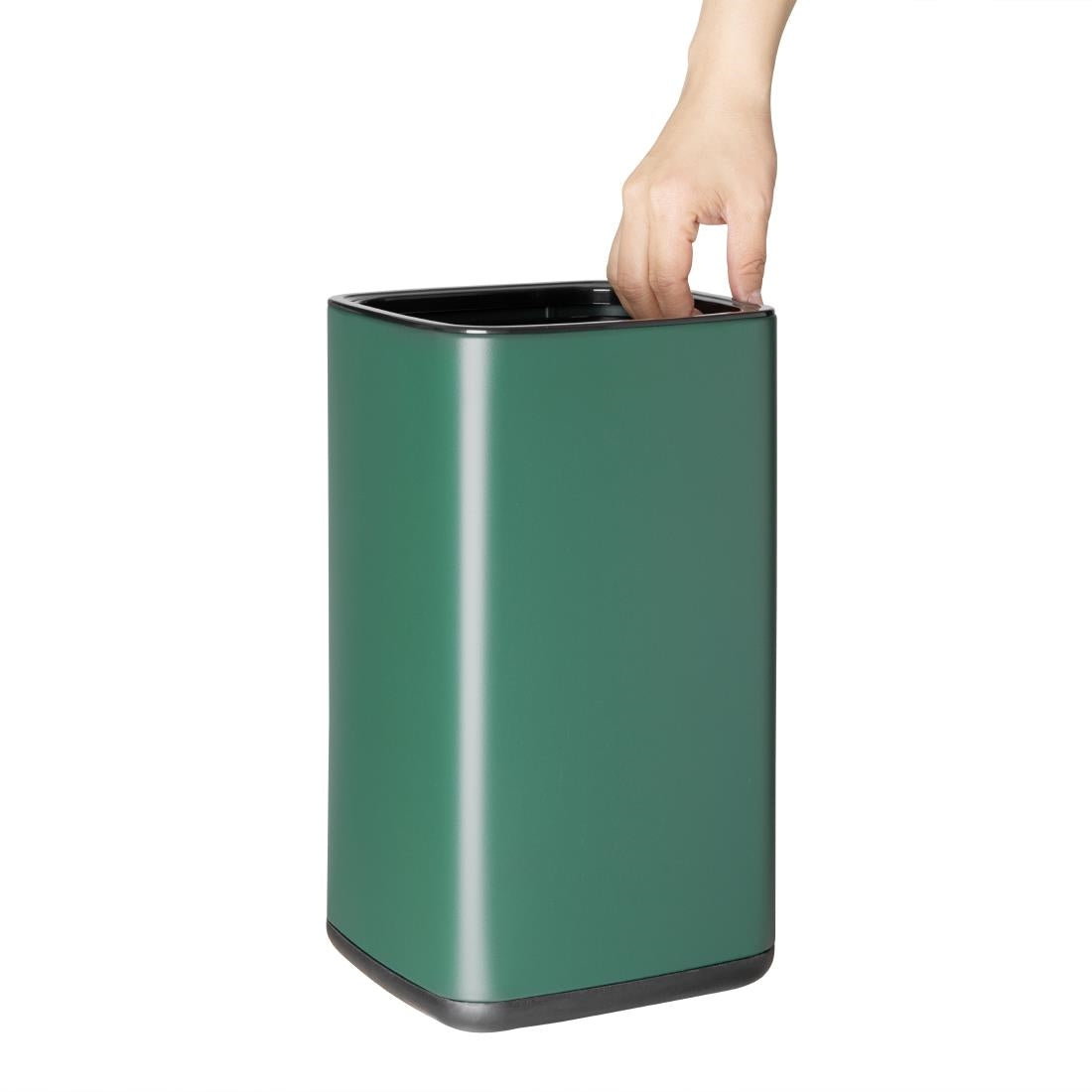 HX261 Bolero Vierkante Afvalbak Groen 7Ltr