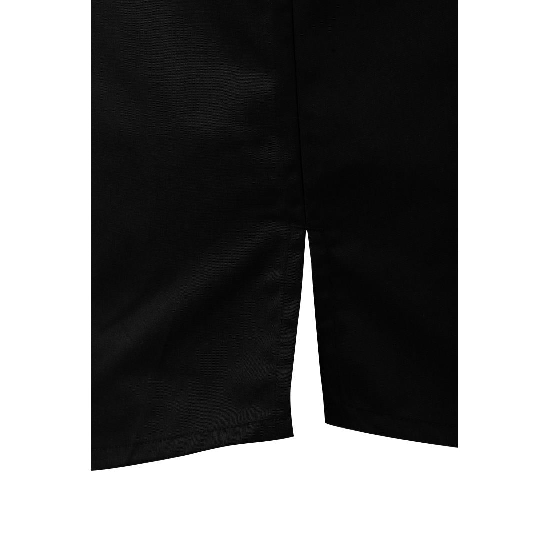 BA115-S Southside Harlem Koksbuis Met Korte Mouwen Zwart Maat S