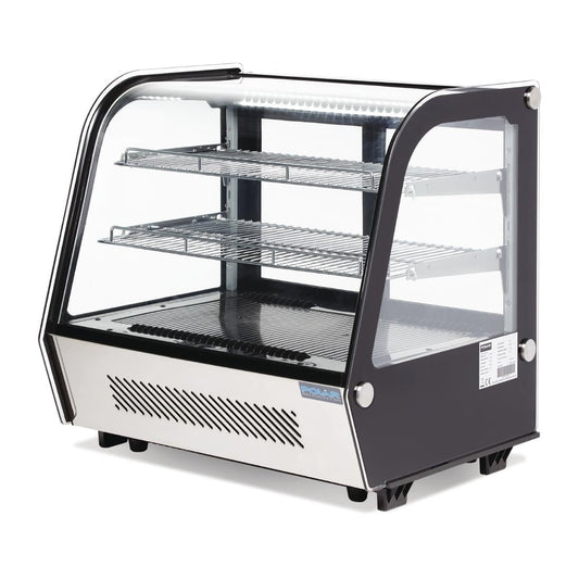 GP292 Polar G-Series Energiezuinige Aanrecht Voedsel Display Koelkast Zwart 120Ltr