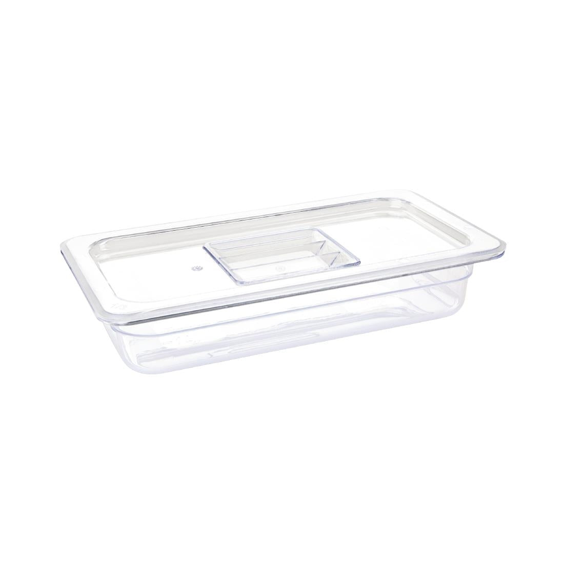 U232 Vogue polycarbonaat bak transparant GN 1/3 65mm
