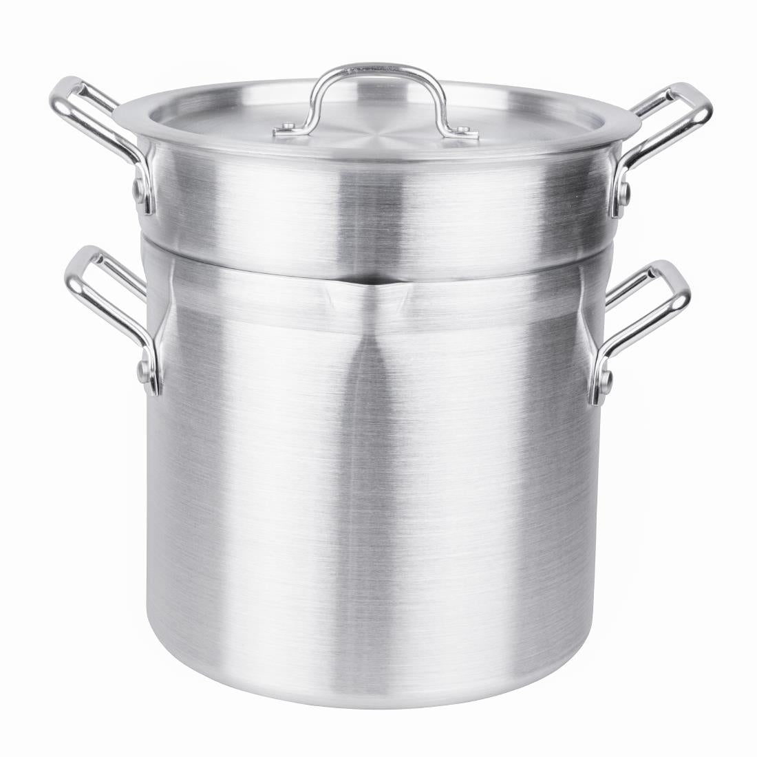 K645 Vogue aluminium pan met au bain marie inzet 10Ltr