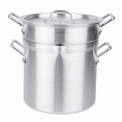 K645 Vogue aluminium pan met au bain marie inzet 10Ltr