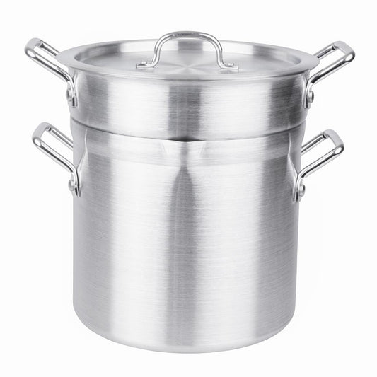K645 Vogue aluminium pan met au bain marie inzet 10Ltr