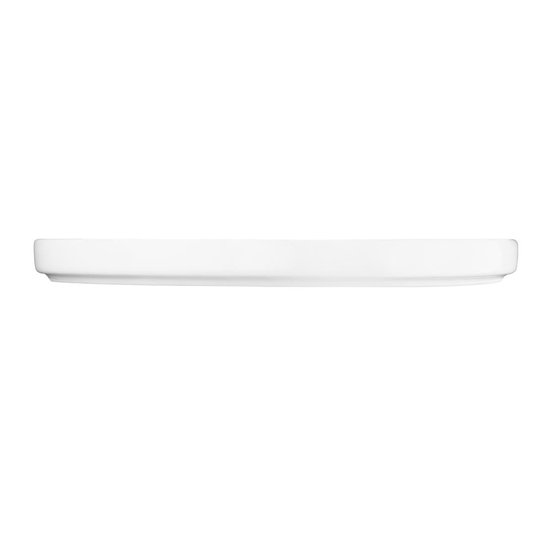 FW814 Olympia Whiteware Platte Ronde Borden 268mm (4 Stuks)