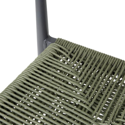 HZ592 Bolero Eden PE gevlochten rattan outdoor armstoelen groen (4 stuks)