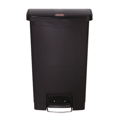 GL028 Rubbermaid Slim Jim Front Step pedaalemmer 50Ltr zwart