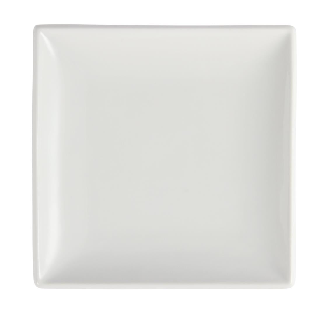U154 Olympia Whiteware Vierkante Borden 18cm (12 Stuks)