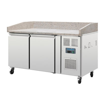 CT424 Polar G-serie pizza werkbank met marmeren blad 428Ltr