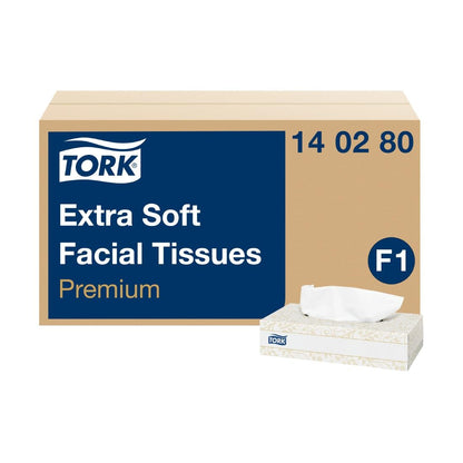 CH571 Tork Premium 100-pak gezichtsreinigingsdoekjes extra soft 2-laags (30 stuks)