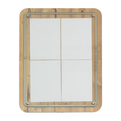 CU939 Securit 4xA4 houten wandmenuhouder