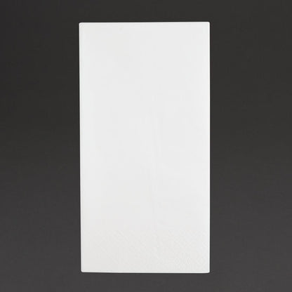 FE258 Fiesta Recyclable 3-laags dinerservetten 1/8 vouw wit 400mm (1000 stuks)