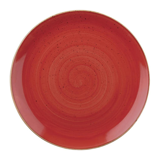 FF659 Churchill Stonecast Berry Red Evolve Coupe Bord 32.4cm (6 stuks)