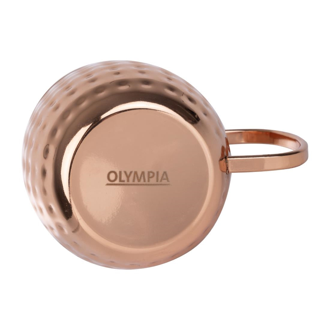 HY114 Olympia Barware Gehamerd RVS Koper Gecoate Mokken 440ml