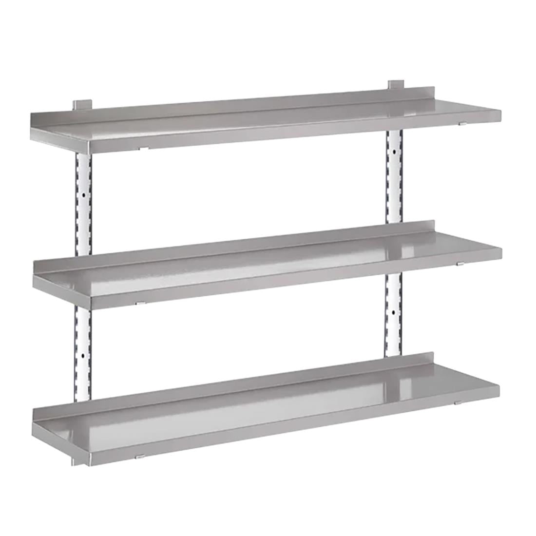 HZ752 Gastro-M complete schapset 3 niveaus 100x40cm - volledige montageset (excl. schroeven)