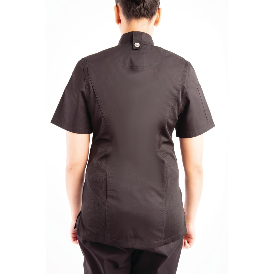 BB051-XXL Chef Works Springfield dames koksbuis zwart XXL