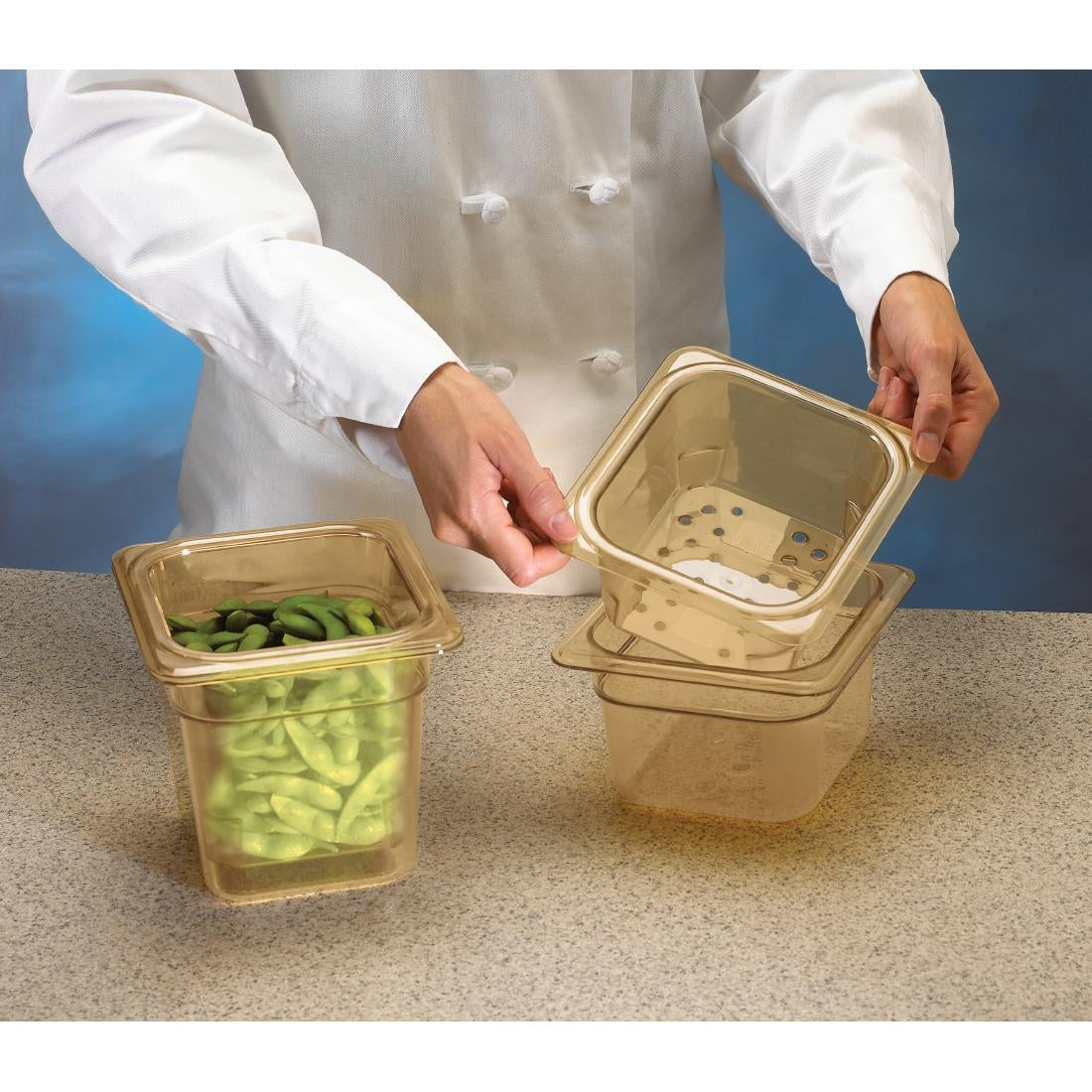DW494 Cambro hittebestendige GN 1/6 bak 15cm