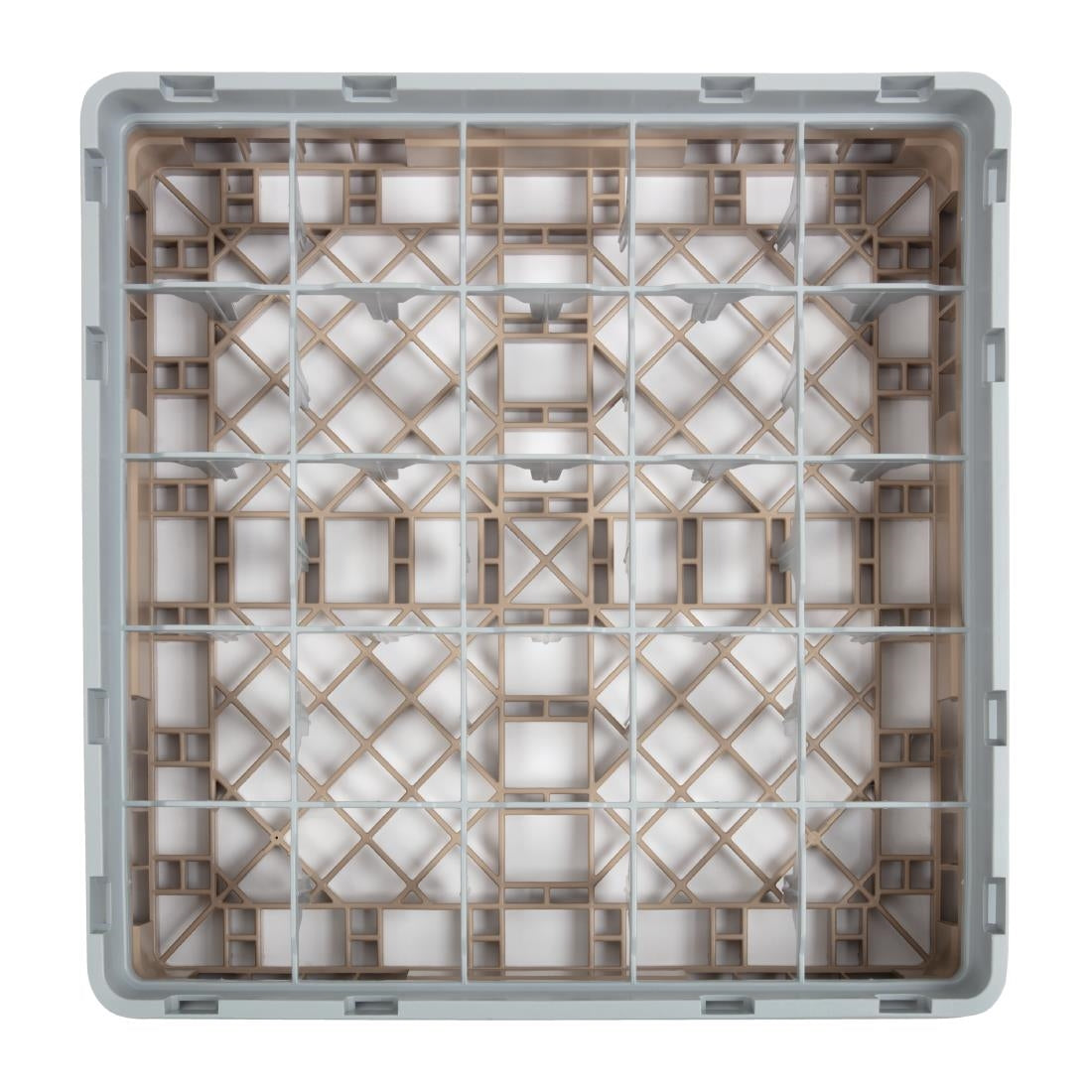 DW554 Cambro Camrack vaatwaskorf met 25 compartimenten max. glashoogte 9,2cm