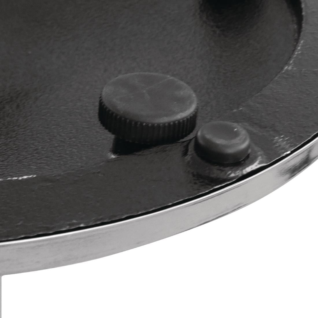 CD214 Bolero verchroomde tafelpoot rond