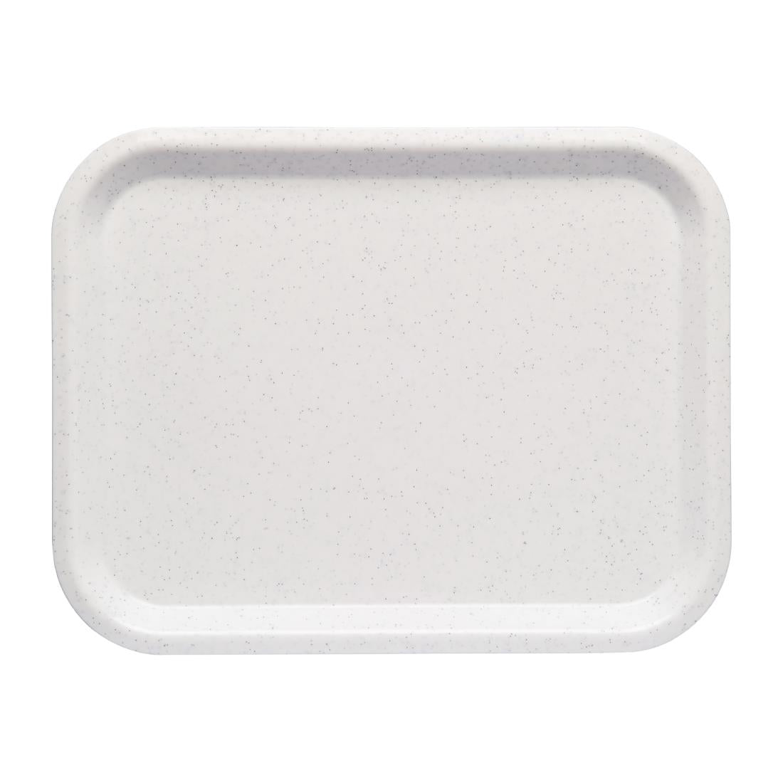 DR874 Roltex Nordic dienblad wit gespikkeld 36x28cm