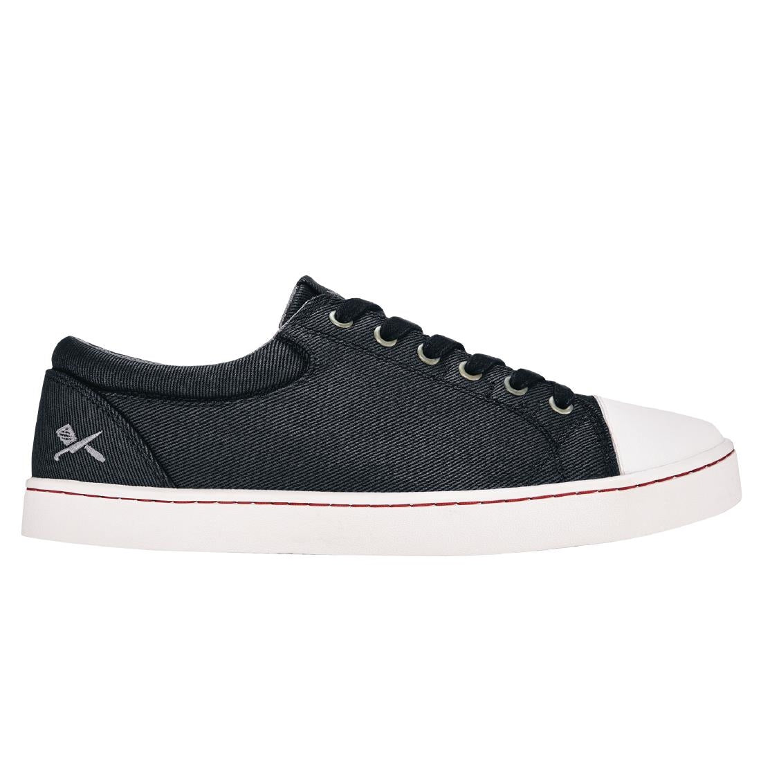 BB571-46 Shoes for Crews Grind vegan herenschoenen zwart 46