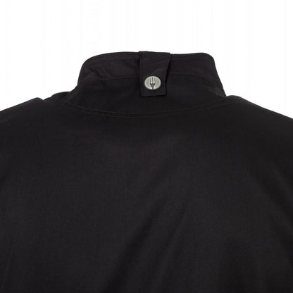 B472-XL Chef Works Springfield unisex koksbuis met rits zwart XL