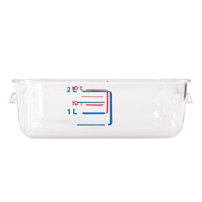 J870 Rubbermaid polycarbonaat voedseldoos 2Ltr