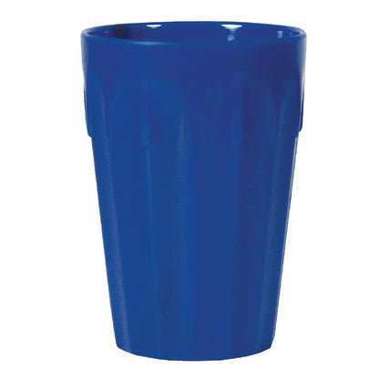 CE272 Olympia Kristallon polycarbonaat bekers 14,2cl blauw (12 stuks)