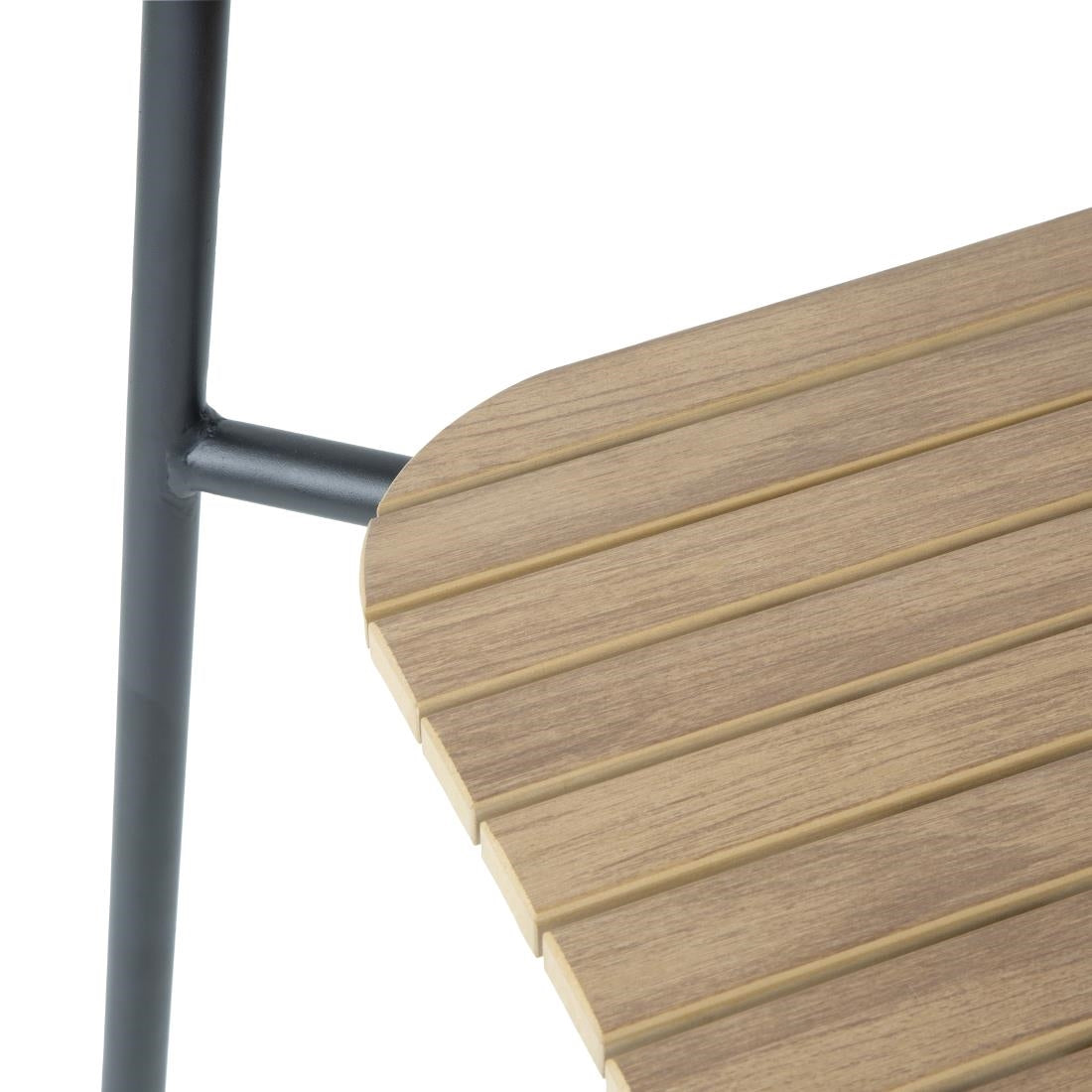 FU537 Bolero Santorini Tuinstoelen Met Houteffect (4 Stuks)