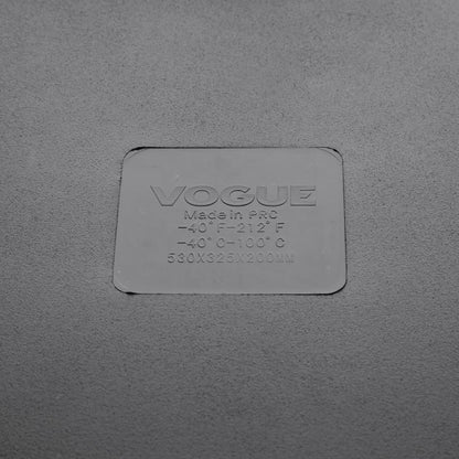 U457 Vogue polycarbonaat 1/1 gastronorm container 200mm zwart