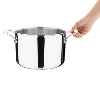 Y255 Vogue Triwall inductie kookpan 24cm 7Ltr