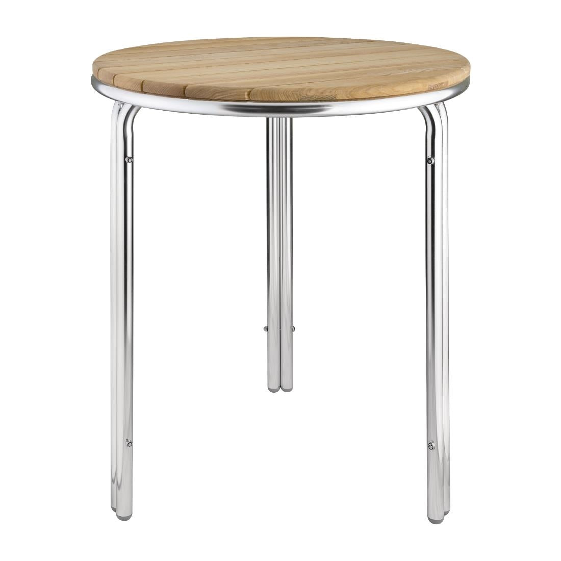 GL981 Bolero essen en aluminium tafel rond 60cm
