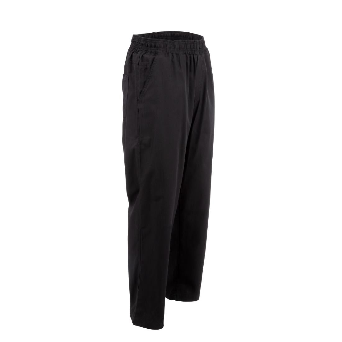 A695-M Chef Works unisex baggy koksbroek zwart M