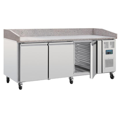 UA082 Polar U-serie Bakkerij Counter Koelkast met Granieten Blad 634Ltr