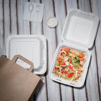 FC525 Fiesta Compostable composteerbare bagasse voedseldozen 223mm (200 stuks)