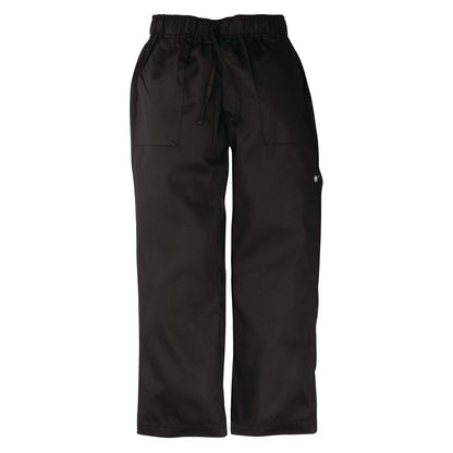 A695-M Chef Works unisex baggy koksbroek zwart M