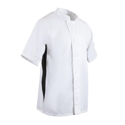 A928-XL Whites Nevada koksbuis wit met zwart contrast XL