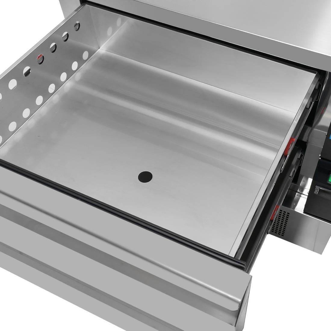 DA997 Polar U-serie compacte koel-vrieswerkbank 2 lades 6x GN 1/1