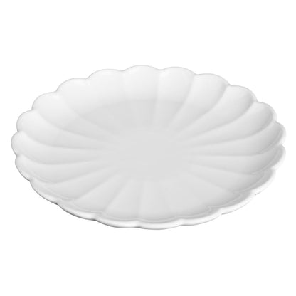 JB394 Olympia Bloom Geschulpte Borden Wit 226mm (6 stuks)
