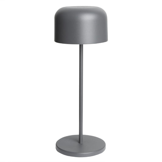 HZ211 Olympia Siena Tafellamp Ronde Koepel Grijs 300mm
