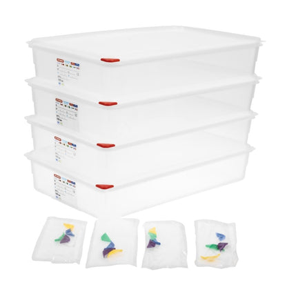 GL260 Araven GN 1/1 voedseldoos met deksel 13,7Ltr (4 stuks)