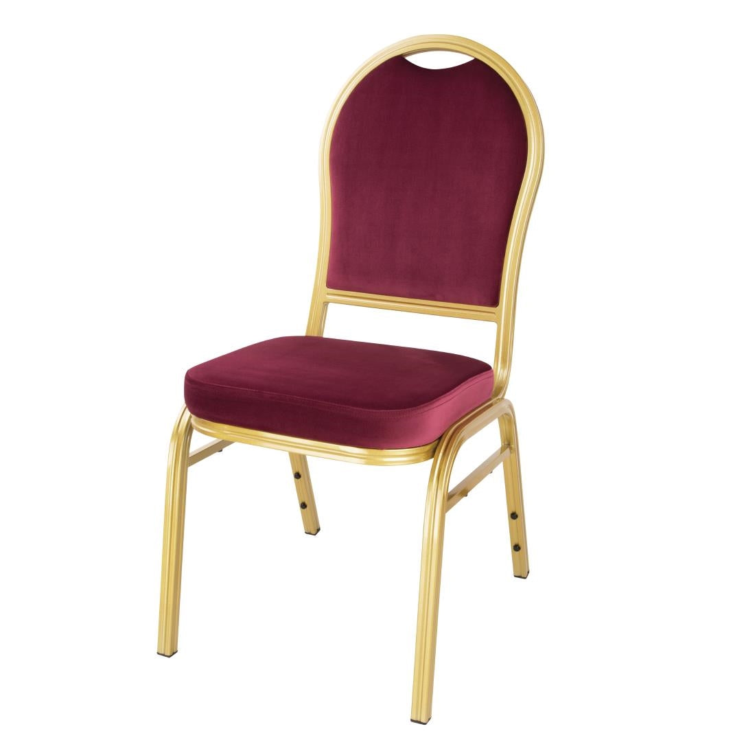DY695 Bolero Regal stapelstoelen bordeauxrood (4 stuks)