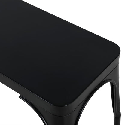 JA328 Bolero Bistro Metalen Bank Zwart 1000mm (2 stuks)