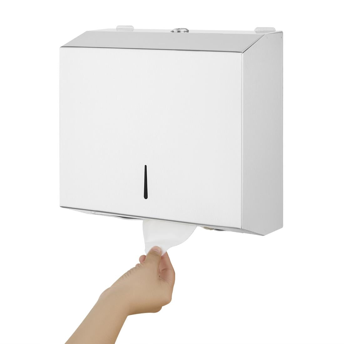 GJ033 Jantex roestvrijstalen papieren handdoekdispenser
