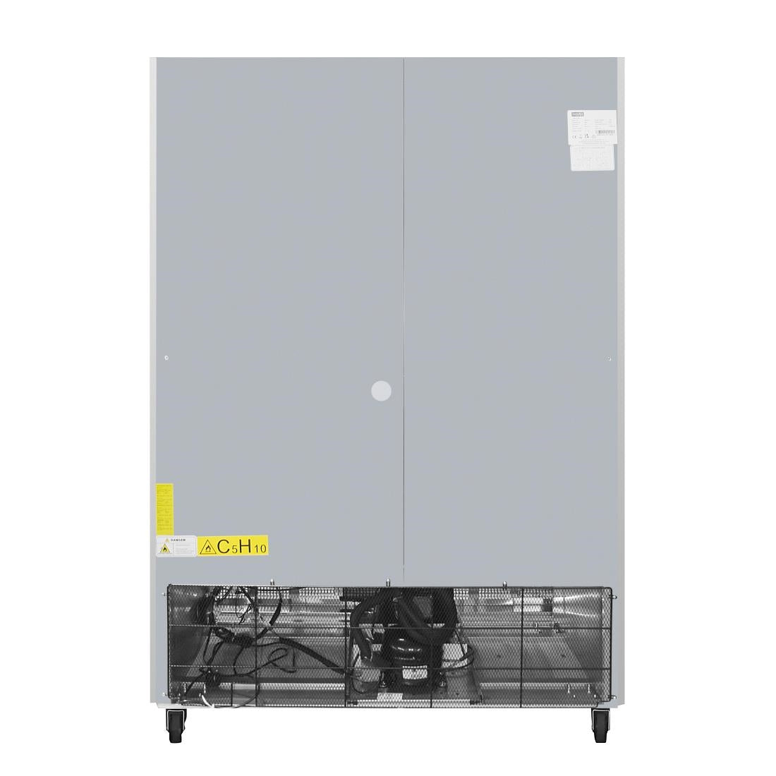 GD880 Polar g-serie dubbele deur slanke vriezer 960ltr