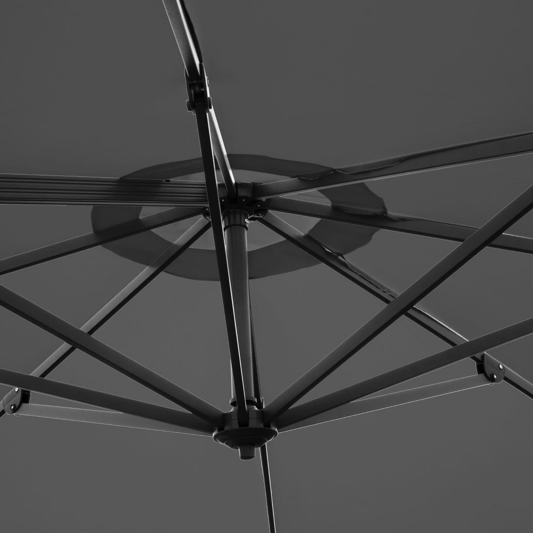 DZ872 Bolero Venice Heavy Duty Parasol Zwart 3,5M