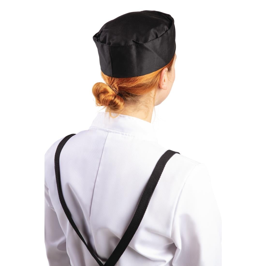 A206-L Whites unisex polykatoen skullcap zwart L