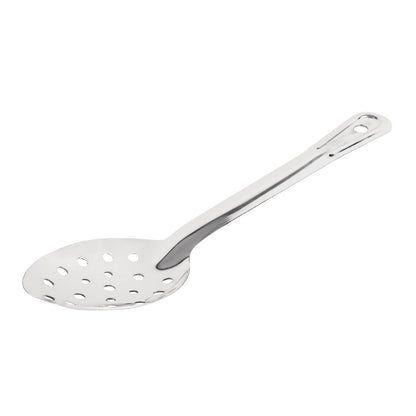 J631 Vogue geperforeerde RVS serveerlepel 28cm